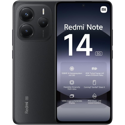 Xiaomi Redmi Note 14 5G 8/128GB Black