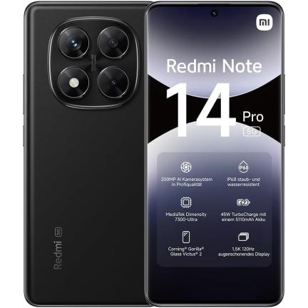 Xiaomi Redmi Note 14 Pro 5G 8/128GB Black 