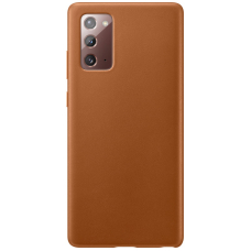 Чехол-накладка Galaxy Note 20 Leather Cover Tan