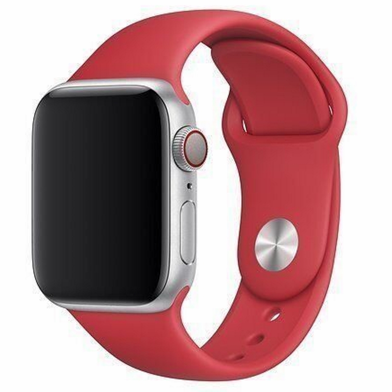 Ремешок для Apple Watch 42/44mm Sport Red