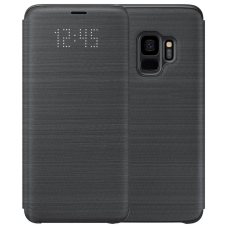 Чехол-книга S9 LED View Cover Black