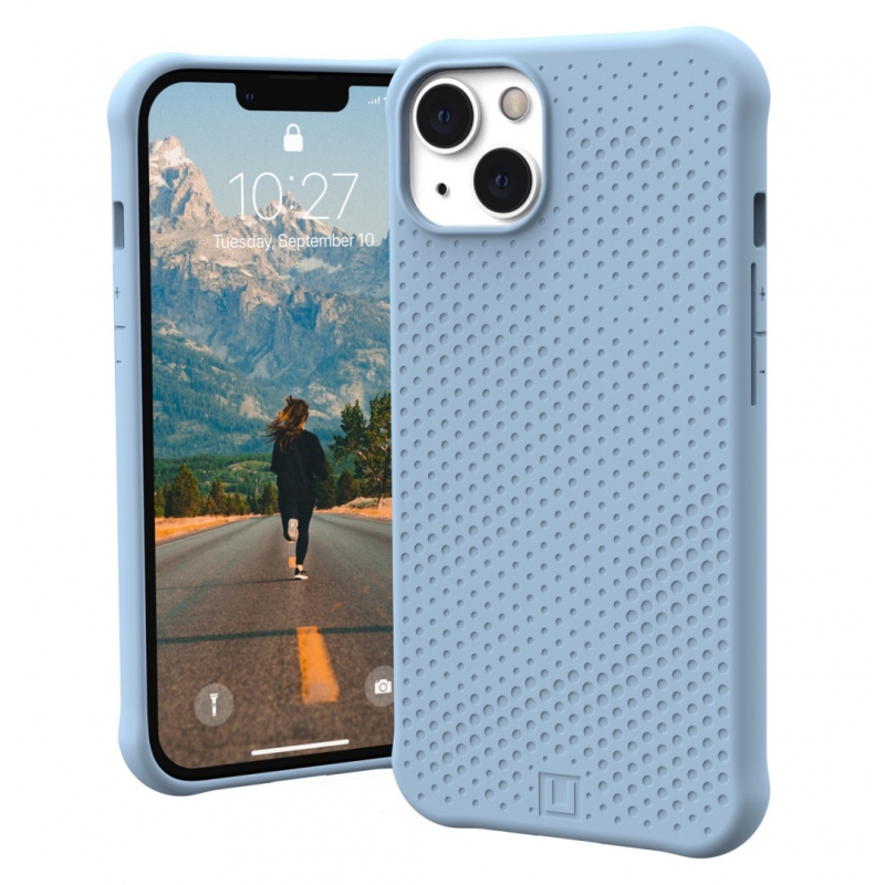 Чехол iPhone 14 Plus UAG DOT Cerulean Blue (Голубой)