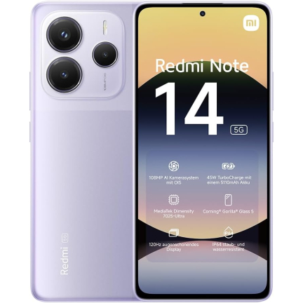 Xiaomi Redmi Note 14 5G 8/256GB Purple