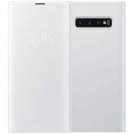 Чехол Galaxy S10 LED View Cover White White (Белый)