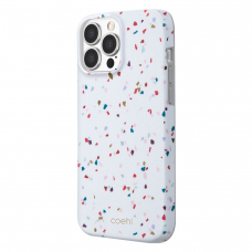 Чехол iPhone 13 Pro Uniq Coehl Terrazzo White